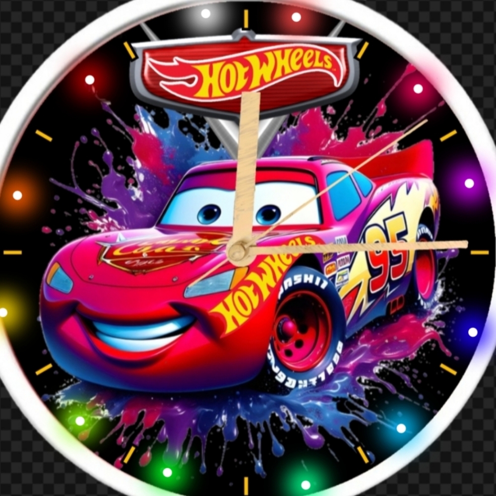 Colorful Kids Wall Clock